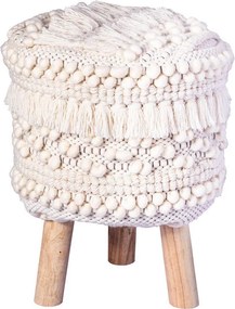 XXXLutz TABURETKA, drevo, textil, 38/50/38 cm - Kreslá - 005937036303