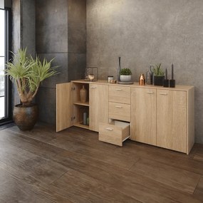 Skriňa HUGOS 180, dub Sonoma