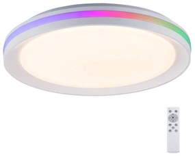 Leuchten Direkt 15544-16-LED RGB Stmievateľné stropné svietidlo RIBBON 15W/230V+DO W2841