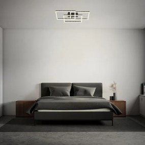 Brilo - LED Stmievateľné stropné svietidlo FRAME LED/57W/230V 3000K čierna