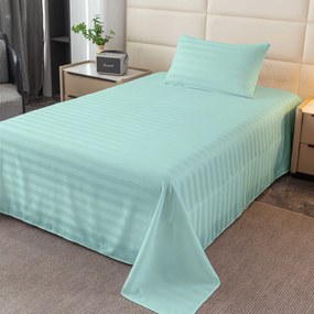 Hotelová plachta z mikrovlákna 140x240 cm a obliečka na vankúš 50x70 cm JASMINE, mentolová Typ zapínania: Zips