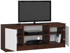 TV stolík Beron 140 cm wenge/biela