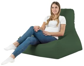 Kreslo Bali ekokoža tmavozelené