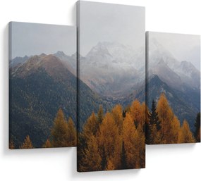 Obraz - Výhľad na hrebene hôr (90x60 cm)