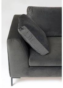 Gianni sedačka pravá zamat sivá