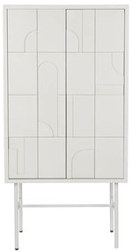 Svetlosivá skrinka 70x140x40 cm Funk – White Label