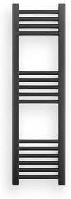 Erga Puerto, vykurovacie teleso 1000x300 mm, 343W, čierna matná, ERG-LAV-GRZE-BK-30100
