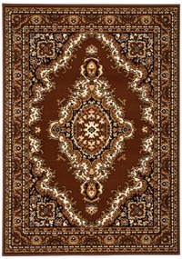 Alfa Carpets  Kusový koberec TEHERAN T-102 brown - 160x230 cm