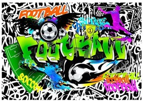 Fototapeta - Football Graffiti Veľkosť: 150x105, Verzia: Premium