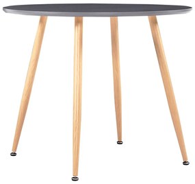 Jedálenský stôl, sivo dubový 90x73,5 cm, MDF