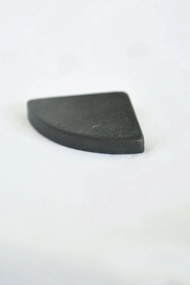 Podložky pod kvetináč PUT, umelý kamen, 7 x 7 cm, 4-set, sivá