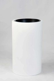 Okrúhly kvetináč ESTRA, výška 60 cm, biely mat