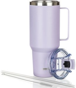 Banquet Termohrnček nehrdz. s uchom Twain 1200 ml, lila