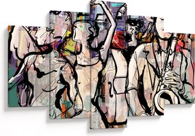 Obraz - Jazzová noc (150x105 cm)