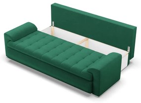 Trojmiestna rozkladacia sedačka FORESTA Kronos fľaškovo zelená