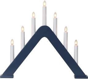 Tmavomodrá vianočná svetelná dekorácia do zásuvky Jarve – Star Trading