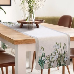 GOBELÍNOVÝ BEHÚŇ NA STÔL NIVALIS 40X100 CM VZOROVANÁ