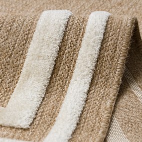 Dywany Łuszczów, Kusový koberec Spark 0687A beige/cream, 80x150, béžová, chodba / predsieň