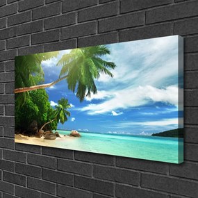 Obraz Canvas Palma pláž more krajina 120x60 cm