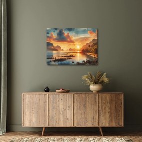Obraz - Pohľad z pláže (70x50 cm)