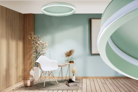 Toolight Toolight, LED stropné svietidlo 40cm, 4000 lm, 22W, 4000K, APP1463, zelená, OSW-08641