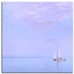 Obraz na plátne - Plachetnica na mori - štvorec 3248A (50x50 cm)