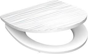 Eisl Sanitär WC sedadlo Duroplast Soft Close White Wave High Gloss 82584