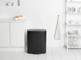 Brabantia BO pedálový kôš 60L čierna