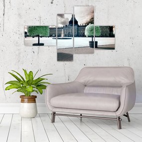 Obraz - záhrada so zámkom