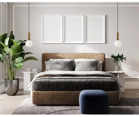 ITALUX PND-02340-1S-BRO - Luster na lanku ALDEVA 1xE27/40W/230V bronz