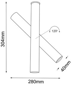 Shilo 2243 - Bodové svietidlo YABU 1xGU10-MR11/15W/230V čierna
