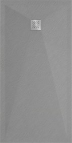 Mexen Stone+, obdĺžniková vanička z minerálneho kompozitu 200 x 100 cm, šedá-betónová, 44611020