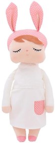 Usínáček - Spící panenka Angela bílá XL 70 cm