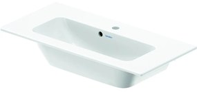 DURAVIT ME by Starck umývadlo do nábytku Compact, s otvorom, s prepadom, 830 x 400 mm, biela, s povrchom WonderGliss, 23428300001