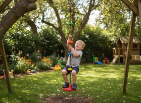 Garden Line PLASTOVÉ LEZECKÉ LANÁ PRE DETI S DISKOM 2,6 x 220 CM