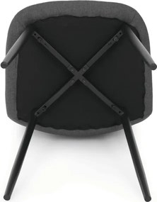 Jedálenská stolička sivá CT-V2972 GREY2