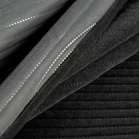 PREHOZ NA POSTEĽ VELVET2 220X240 CM ČIERNY