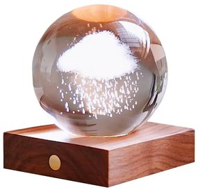 Tmavohnedá svetelná dekorácia na USB Amber – Gingko