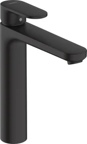Hansgrohe Vernis Blend, vysoká umývadlová batéria 190 bez odtokovej súpravy, EcoSmart, čierna matná, HAN-71552670