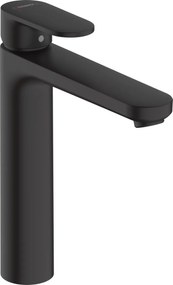 Hansgrohe Vernis Blend, vysoká umývadlová batéria 190 bez odtokovej súpravy, EcoSmart, čierna matná, HAN-71552670