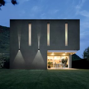 Redo 90173-LED Vonkajšie nástenné svietidlo VARY 2xLED/6W/230V 3000K IP54 antracit