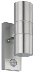 Eglo 79594- LED Vonkajšie svietidlo so senz. ARAPONGAS 2xGU10/2,8W/230V IP44 chróm