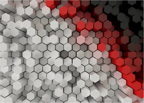 Obraz - 3D hexagóny (70x50 cm)