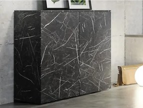 Skrinka Dublin, čierny mramor%