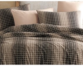 BedTex Bavlnené obliečky Oberon hnedá, 220 x 200cm, 2 ks 70 x 90 cm