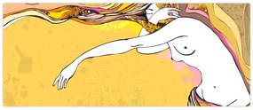Obraz - Dievča (120x50 cm)