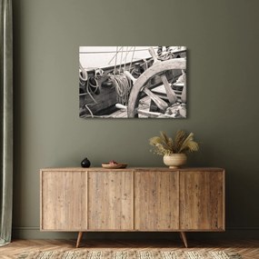 Obraz - Kormidlo plachetnice (90x60 cm)