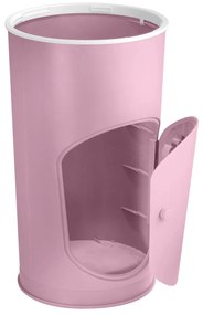 Ružový plastový odpadkový kôš na plienky 25 l Whale – Kindsgut