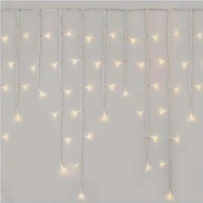 LED Vianočná vonkajšia reťaz 300xLED/8 módov 10m IP44 teplá biela + diaľkové ovládanie