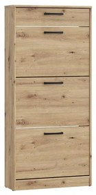 Skrinka na topánky KAVI, dub artisan